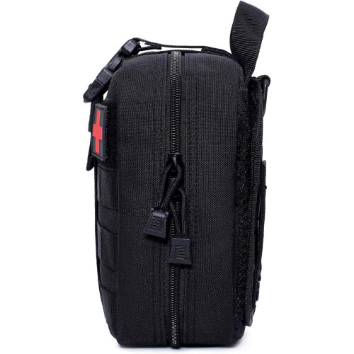 Tansole Ifak Molle First Aid Bag Empty Tactical Belt Bag EDC (Black) 2