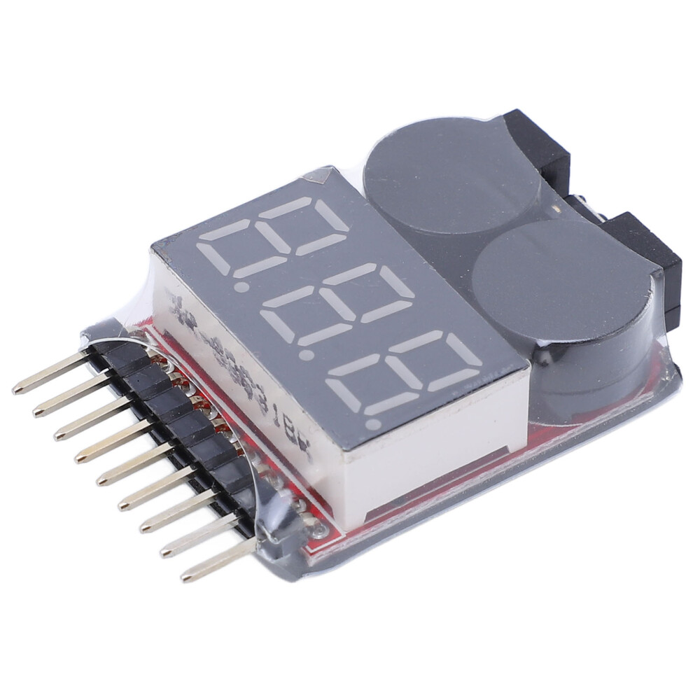 10 Pack Lipo Voltage Tester With Digital Readout 1-8S And Buzzer Alarm Set 7891373786690