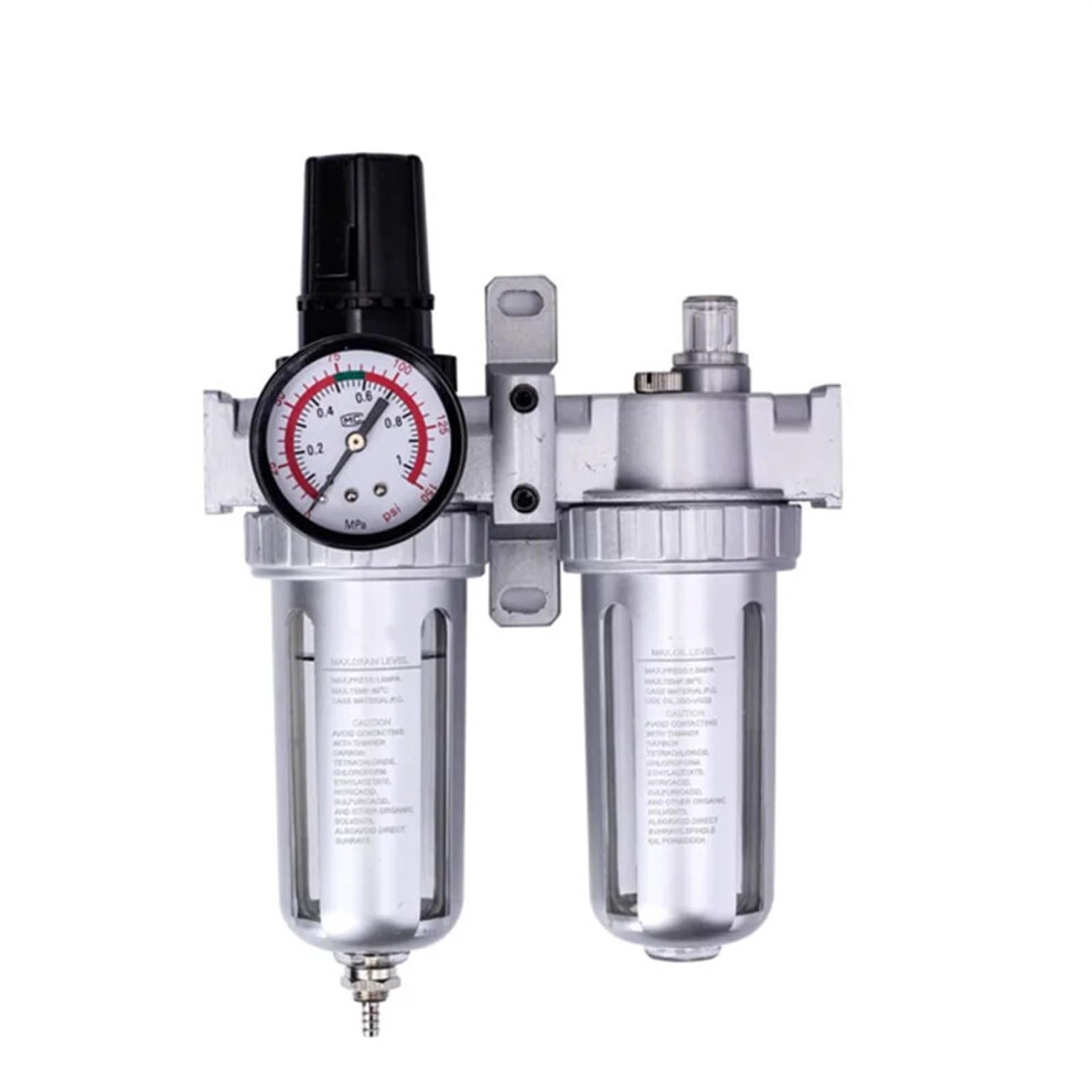 Sfc400 Sfc300 Sfc200 Bsp Thread Air Compressor Air Treatment Filter Regulator Oil Water Separator Trap Filter Automatic Drain (Color: Sfc200) 9347817089196