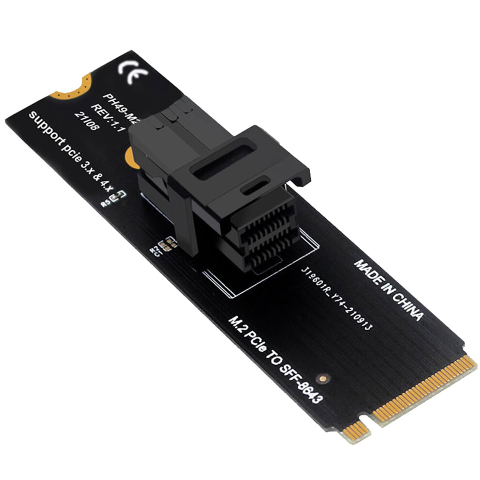 Pcie To Sff8643 Adapter Card Sff8639 Nvme To Sff8643 Pcie Host For Desktop Computers 9187378901441