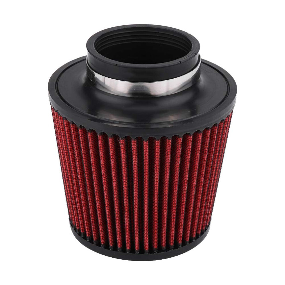 Universal Car Modification Flow Inlet Air Intake Round Cone Air Filter Cleaner (76 Mm) 76Mm 9347817089707