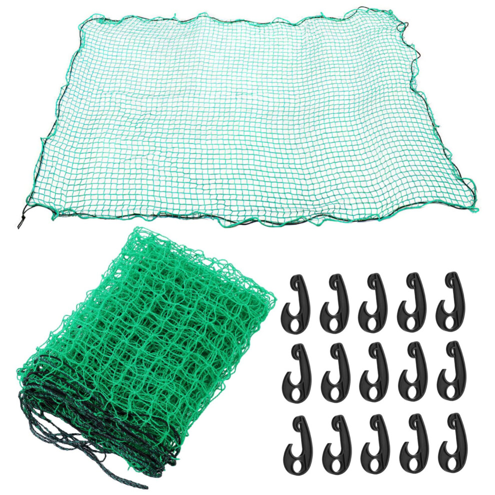 Mesh Cargo Net For Truck Trailers And Pickups With Hooks, Durable Bungee Net For Load Securing, Camping, Uv And Abrasion Resistant. 9347817089776