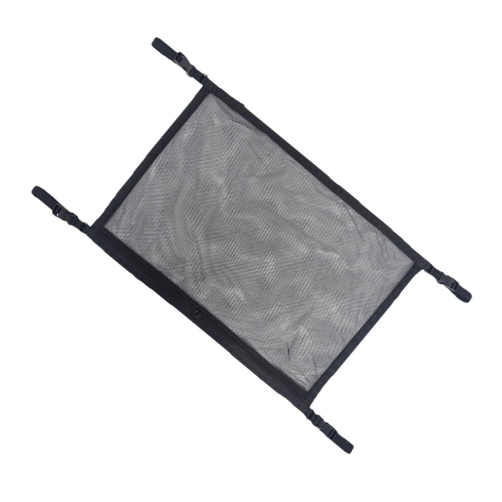 Auto Ceiling Organizer Universal Roof Net For Vehicles Waterproof Mesh Bag With Zipper Efficient Storage Solution For Car Interiors Installation 9382693759047