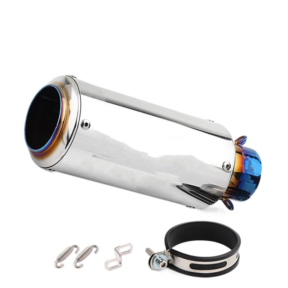 Motorrad Exhaust 51Mm 60Mm Motocross Racing Muffler For Ya.ma.ha R3 R6 Fz6 Mt07 Mt09 Mt10 Tmax 530 (Color : Typea 51Mm) 9382693759214