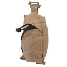 MOLLE Pouch, Backpack Shoulder Strap Pouch MOLLE Accessories Bag, Travel Bag Daypack with Zipper for Hikers Hiking Bag (Khaki)