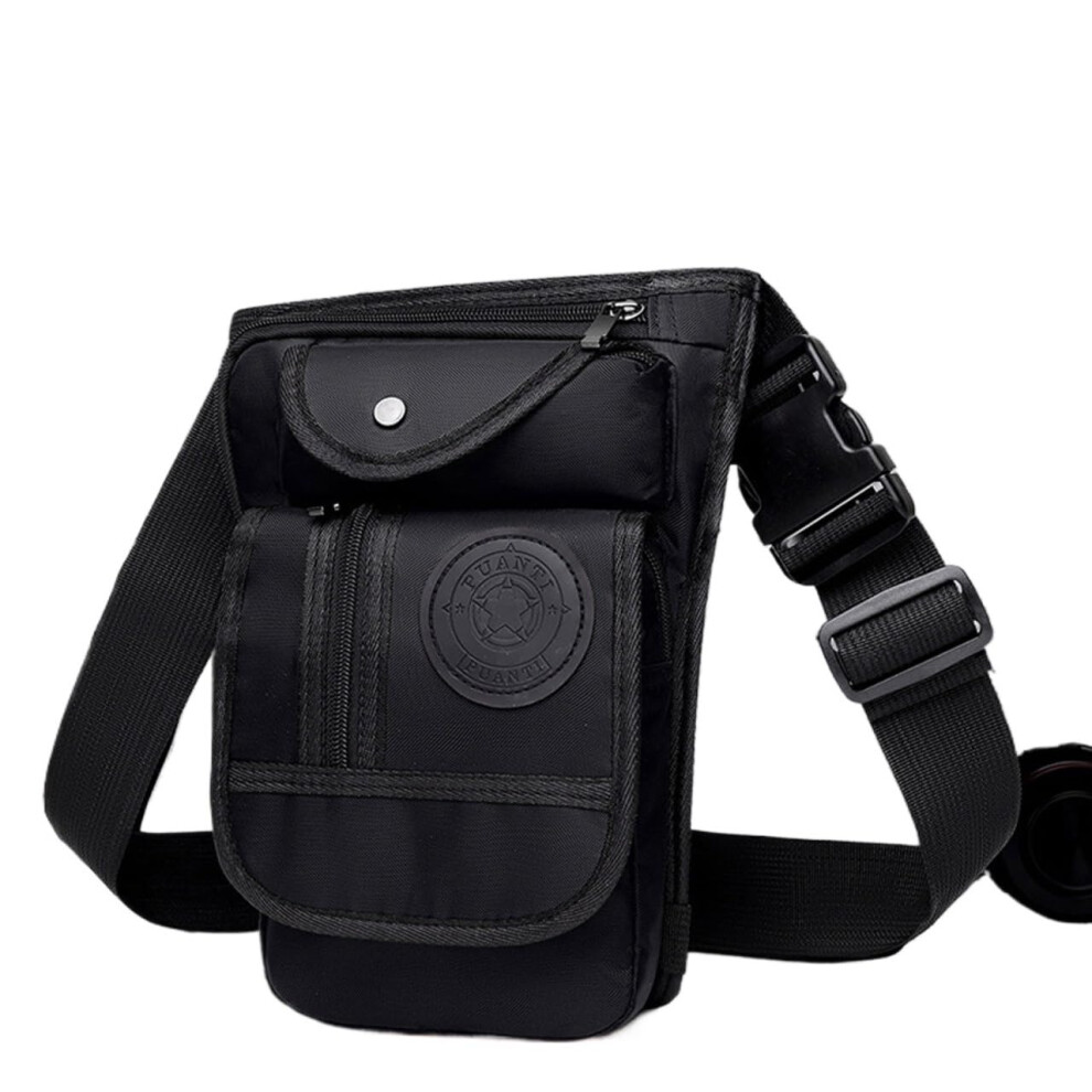Motorbike Leg Bag Drop Leg Bag For Motorcycle Multi Purpose Messenger Bag Adjustable Waist Fanny Pack Black 9382693934444