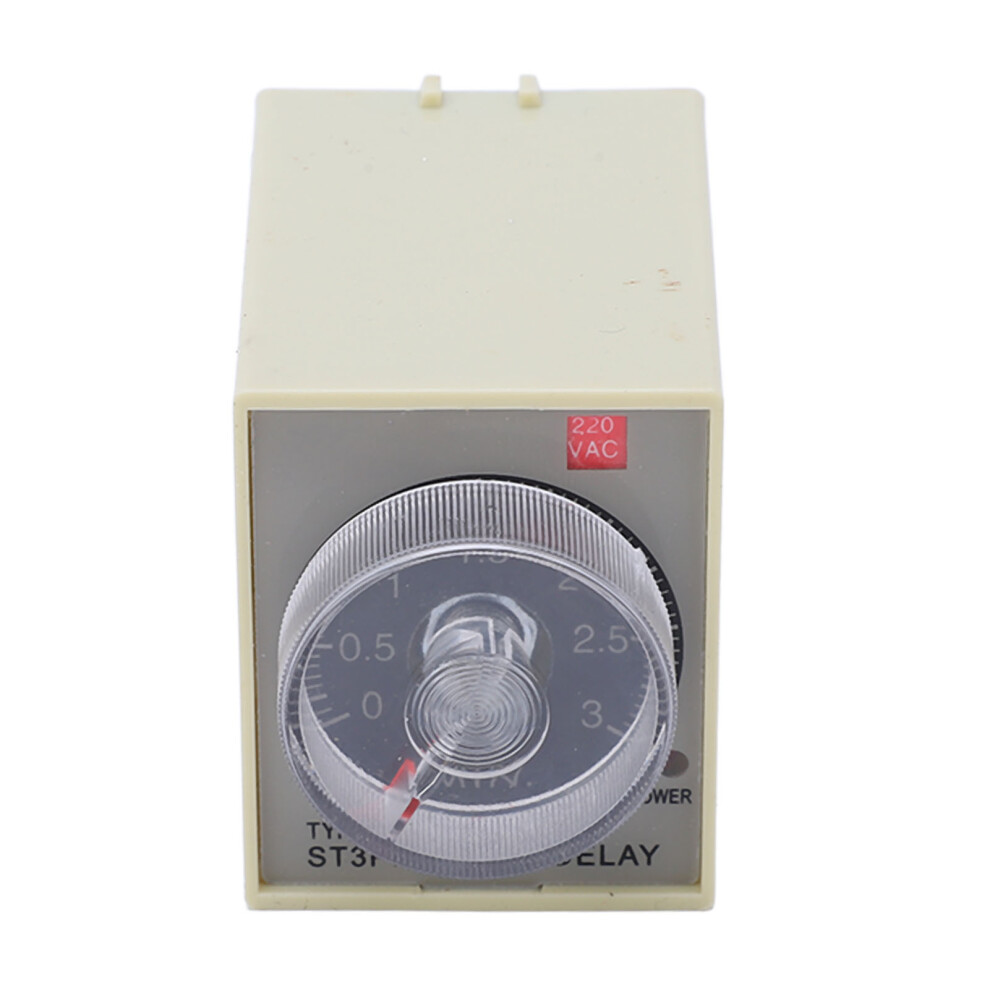 Ac200-220V Power Off Delay Timer Relay Knob Adjustable High Accuracy St3pf 5091373789574
