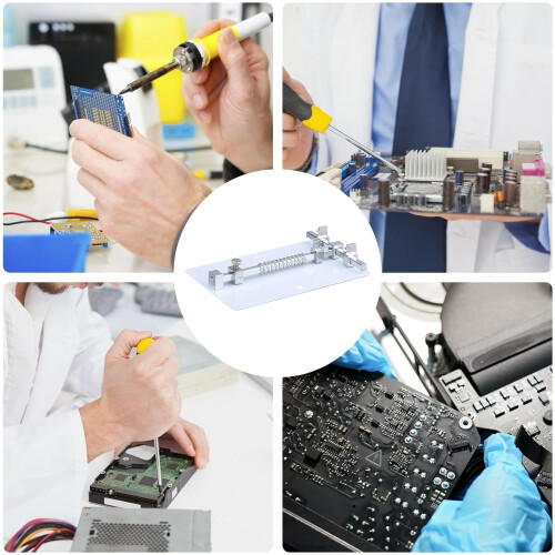 Adjustable PCB Holder for Phone , Motherboard Clamp Stand for Soldering and Electronics Fix 2
