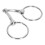 Pferdemaulgebiss, Edelstahl, loser Ring, 6