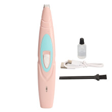 Cortapelos para perros recargable, silencioso, inalámbrico, con cuchilla de cerámica, luz LED, velocidades ajustables, fácil de usar, mango