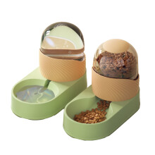 Comedero automático por gravedad para gatos y perros, dispensador de comida de gran capacidad con material de protección ambiental, juego de