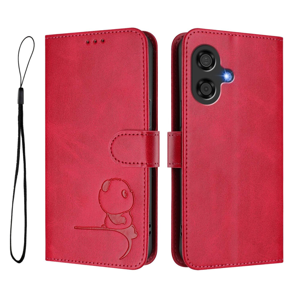 Phone Case For Coolpad 40I, Pu Leather Wallet, Rfid Blocking, Card Slots, Kickstand, Shockproof Flip Folio, Rose Red 9347817241792