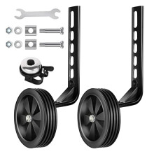 Training wheels for kids, training wheels for 50.8 cm (20 inch) bicycles, heavyduty training wheels for balance bikes: bicycles black.