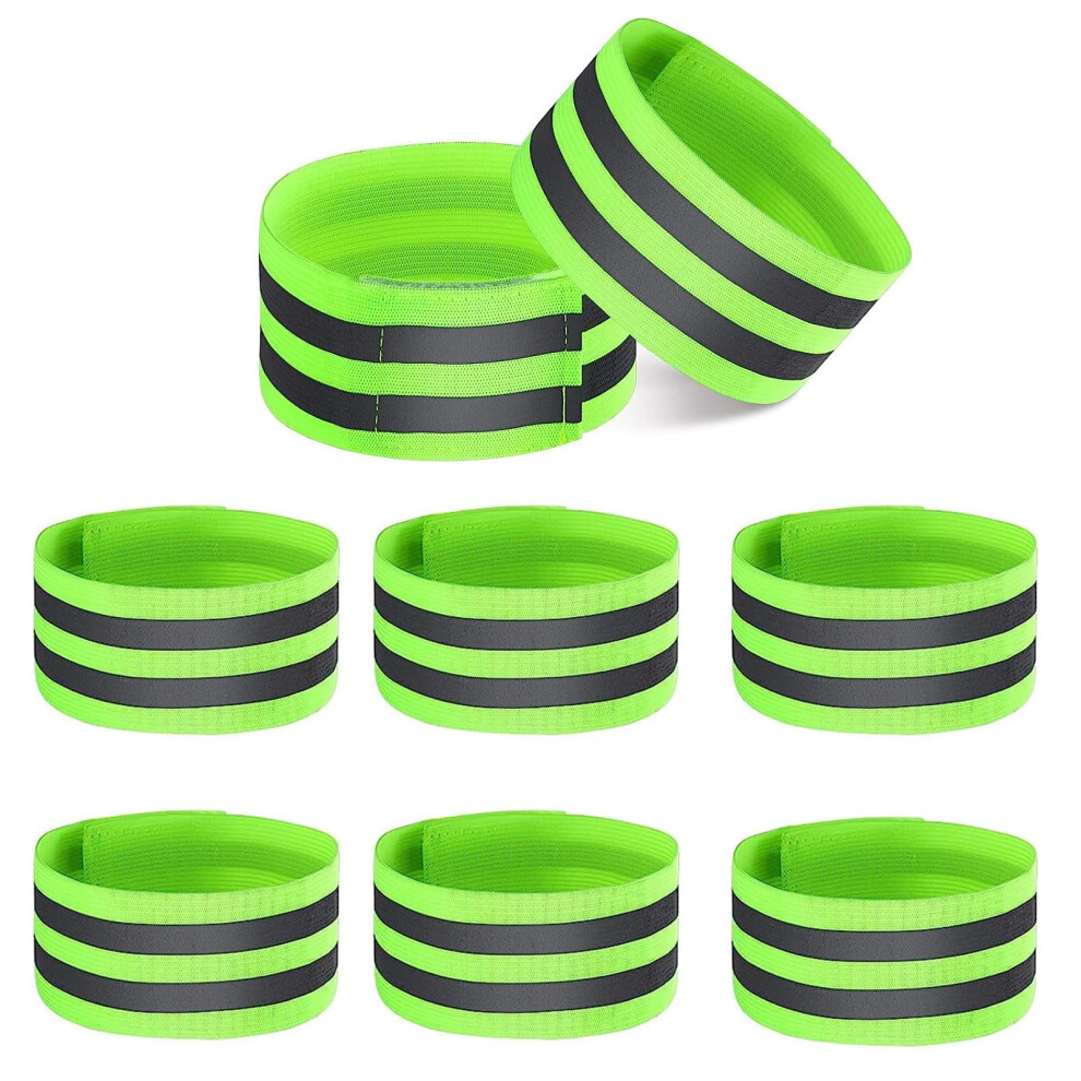 Reflective Wristbands, Visibility Armbands, Double Reflective Bands For Running 9347817091830