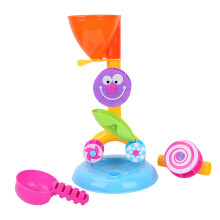 Interactive Bath Toy With Waterwheel For Toddlers, Dumpling Making Tool Style Play Fun Creative Baby Bathtime Activity, Bright Cartoon Design Kids Bat