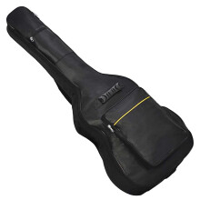 Guitar Bag, Case, Backpack with Outer Pocket, Waterproof, Black