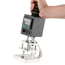 Hot Stamping Machine with Adjustable Temperature Digital Control for Leather Wood Paper Embossing 10x13cm