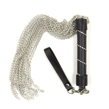 Metal Tassel Whip Leather Handle Weighted Chain Horsewhip UKRB96 Model