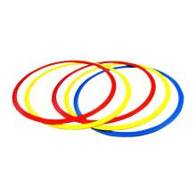 Agility Training Rings Portable Fitness Equipment Multipurpose Outdoor Adult Athlete 50cm 5 Pieces Football Soccer