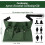 Garden Apron with Multiple Drawstring Pockets, Waterproof Oxford, Adjustable Straps for Harvesting 4