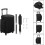Wheeled Speaker Bag for Bose S1 Pro/Pro with Wheels, Handle, Multi Pocket, Black 5