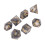 Polyedrisches Würfelset, Rollenspiel, Epoxidharz, 5