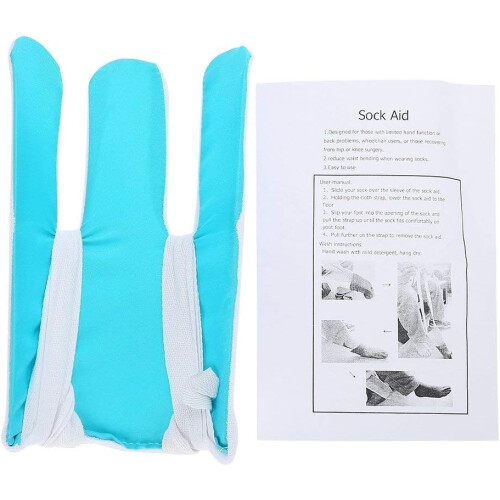 Sock Aid for Elderly and Disabled with NonSlip Handle and Compression Sleeve ST7561 1