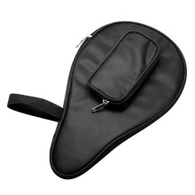 Table Tennis Racket Bag Durable Paddle Case With External Zip Compartment And Handle For Table Tennis Players