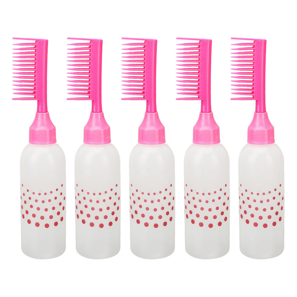 Innovative Hair Dye Solution, Unique Design Root Comb Applicator Bottle for Even Coloring, Non-Stick Hair Applicator with Convenient Application for