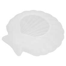 Schellen Schmucktablett Form Silikon für DIY Bastelarbeiten Muschelschale Aufbewahrungsplatte 20x15cm