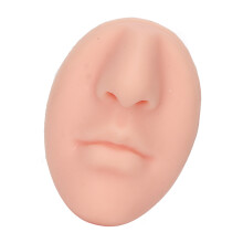 Nasenmodell aus Silikon mit Mund, flexibel,