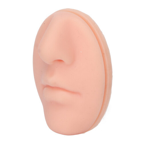 Nasenmodell aus Silikon mit Mund, flexibel, 1