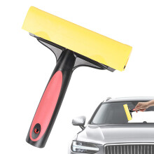 Auto windshield sticker scraper Doubleedged color scraper, exterior accessories for automobiles to remove labels, painting tool, red.