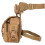 Adjustable Motorcycle Leg Bag Nylon For Men Drop Leg Bag Forest Digital Pattern 3