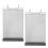 2Pcs Versatile Acrylic Tabletop Menu Rack with Multi-Page Flip Design 1
