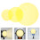 15Pcs Yellow Pet Light Gel Diffuser Sheets Adhesive Warm Light Filter 11