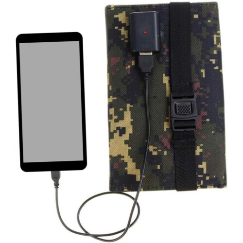 Solar Charger Portable Camouflage Single Crystal 1