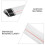 2Pcs Handheld Transparent Magnifying Rulers for Home and Study Use 9