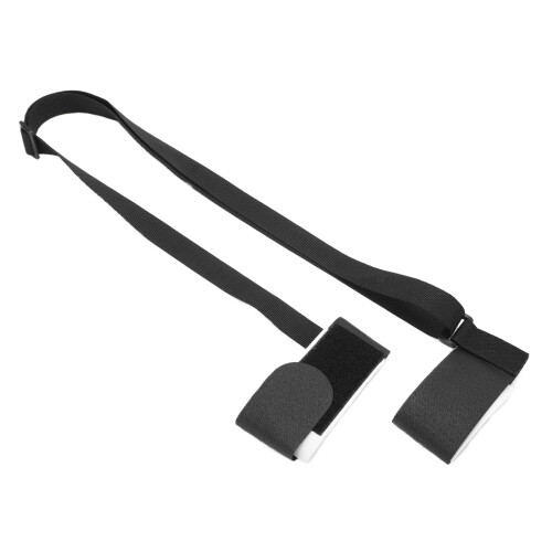 Ski Strap Carrier for Easy Transportation, Adjustable Size Skiing Accessory with Cushioned Strap Loop, Durable Material Wide Nylon Strap with Tough Qu 2