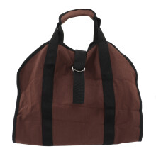 Portable Firewood Bag Durable Log Carrier With Ergonomic Handle Waterproof Performance Oxford Cloth Wood Tote For Outdoor Camping Trip And Indoor Use
