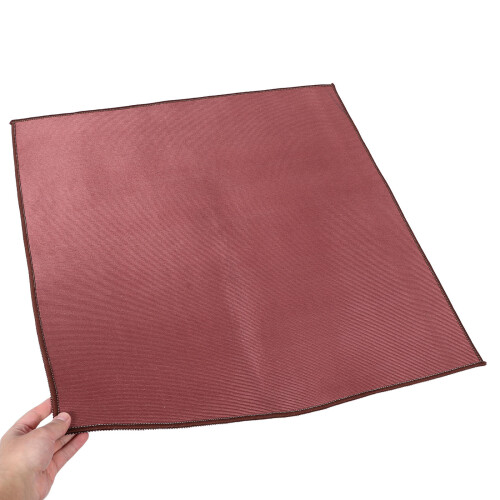 Brown Thickened Mahjong Mat Square Soft Noise-Reducing Cover 2
