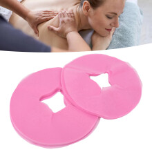 Einweg-Gesichtsmasken 100 Stück Pink Stoff mit Lochdesign für Zuhause & Salon