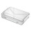 Clear Storage Box, Stackable Container, Plastic Storage Bin with Lid for Organizing Documents and Crafts, Lightweight and Transparent, Durable PET 1