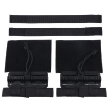 Quick Release Buckle Set Nylon Portable Outdoor Quick Detach Buckle Set for Plate Carrier (Black) Adjustable Outdoor Fabric Buckle