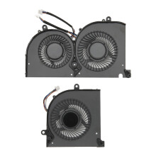 Ventola di raffreddamento per laptop compatibile con MSI GS75 P75 MS 17G1 17G2, con connettore a 4 pin, DC 5V 0,5A