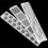 9-Piece Plastic Embossing Folders for Paper Craft, 14.9x3cm 13