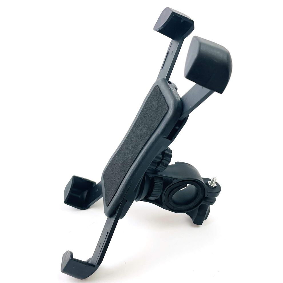 Bicycle Mobile Phone Holder For Handlebar Mobile Phone Holder For 3.58 Inch Smartphone With 360 Rotatable Jurfahr Black 9382693765246