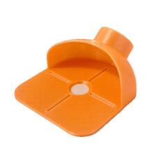 Wall Drilling Dust Collector Box Large Capacity NonSlip Drill Guide for Clean Holes 10.2x8.5x4.1cm Orange