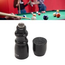 Universelles 3-in-1 Pool Cue Werkzeug: Genaue Spitzenreparatur und -formung - Schwarz