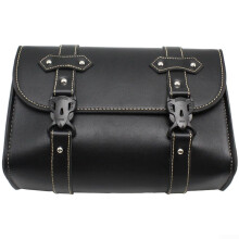 Vintage Motorcycle Saddlebag PVC Waterproof Storage Bag Retro Design Universal Fit For Most Motorbike Models